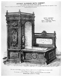 Shanks Superior Bath Cabinet, c1880 1956