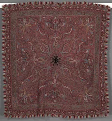 Sjal, 1870-1880-talen.