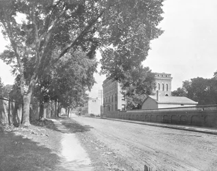 Sheffield Hall, Yale College, New Haven, Connecticut, USA, c1900.