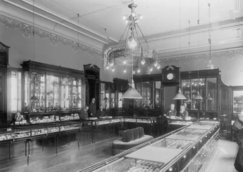 Handla i House of Fabergé, St Petersburg, Ryssland, 1910