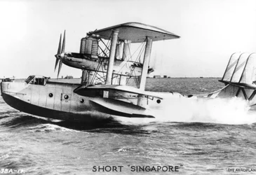 Kort Singapore, c1930-talet