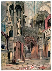 Shrine of Henry V, Westminster Abbey, London, c1850