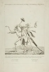 Beskrivning av Chouanerna och andra kontrarevolutionärer, ca. 1793.