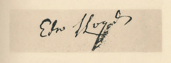 Signatur av Edward Lloyd, 1712, 1928