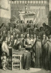 Undertecknande av fördraget i Westfalen, 24 oktober 1648, 1890.