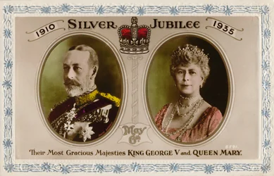Silverjubileum 1910-1935, 6 maj - King George V och Queen Mary, 1935.