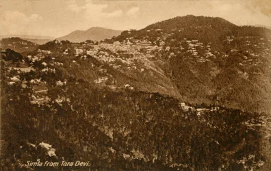 Simla från Tara Devi, c1918-c1939.