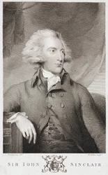 Sir John Sinclair, skotsk jordbruksekonom och statistiker, ca 1790-talet