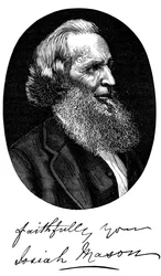 Sir Josiah Mason, engelsk penntillverkare, c1880