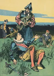 Sir Philip Sidney and the Dying Soldier, c1907