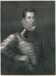 Sir Philip Sidney, c1576, början av mitten av 1800-talet.