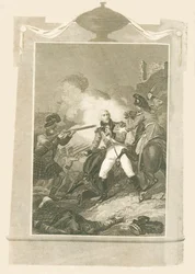 Sir Ralph Abercrombie i slaget vid Alexandria, 1801, 1816.