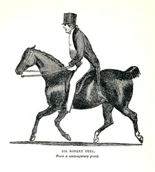 Sir Robert Peel, 1788-1850, brittisk konservativ statsman, 1893.