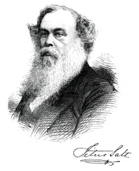 Sir Titus Salt, brittisk tillverkare och välgörare, c1880