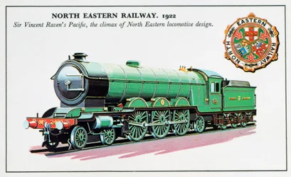 Sir Vincent Ravens Pacific, North Eastern Railway, 1922, 1900-talet