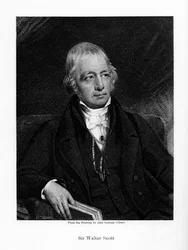 Sir Walter Scott, 1st Baronet, produktiv skotsk historisk romanförfattare och poet, 1800-talet