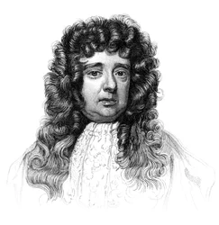 Sir William Petty, engelsk ekonom, vetenskapsman och filosof från 1600-talet, c1850