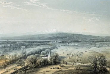 Plats för slaget vid Magenta, Italien, 4 juni 1859