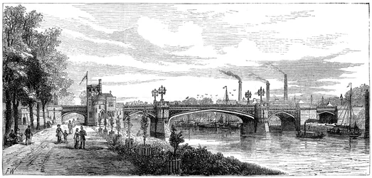 Skeldergate Bridge, York. North Yorkshire, 1800-talet