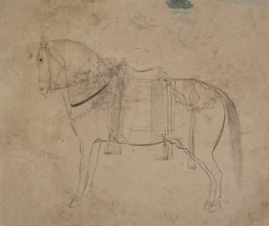 Sketch of a Horse, sent 1700-tal.