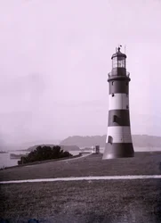 Smeatons Tower nära Plymouth i Devon.