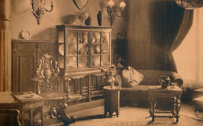 Rökrum på den kubanska ambassaden i Bryssel, Belgien, 1927.