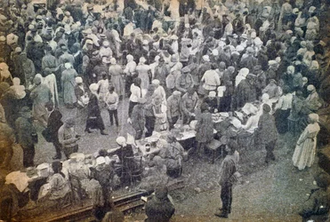 Smolensk Market, Moskva, Sovjetunionen, 1920-talet