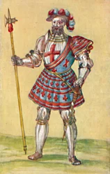 Soldater från Tudorperioden, c1500-talet, 1903