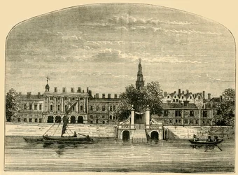 Somerset hus och trappor, 1881.