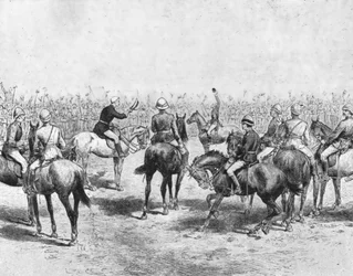 ...Soudan, 1883-85...Wolseley tar farväl av det australiska infanteriet..., 1901.