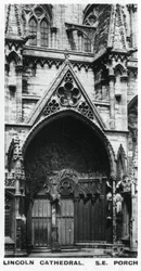 South East veranda, Lincoln Cathedral, c1920-talet