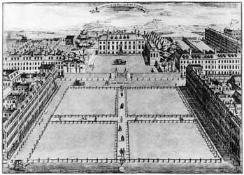 Southampton eller Bloomsbury Square, London, 1700-talet 1907