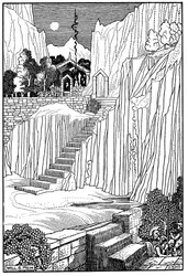 Spartaner frågade oraklet i Delfi om de skulle föra krig mot Aten, c431 f.Kr. 1910