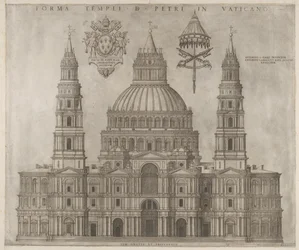 Mirror of Roman Magnificence: St. Peters, 1547.