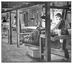 Spitalfields sidenvävare, 1893