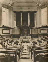 Splendid Hall for the Deliberations of the Members of the London County Council, c1935.