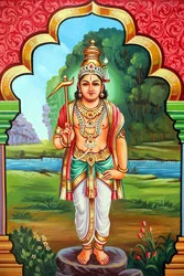 Sri Vadapathira Kaliamman, hinduiskt tempel. Vishnus avatar. Herren Balarama, den 8:e inkarnationen. Singapore