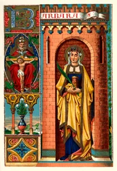 St Barbara, 1886