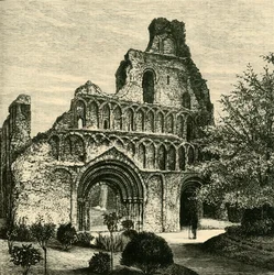 St. Botolphs Priory, 1898.