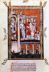 St Denis visas martyrerna, 1317