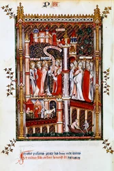 St Denis skickar ut missionärer, 1317
