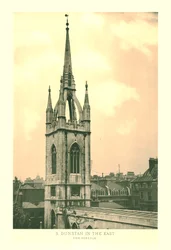 St Dunstan i öst, The Steeple, mitten av slutet av 1800-talet.