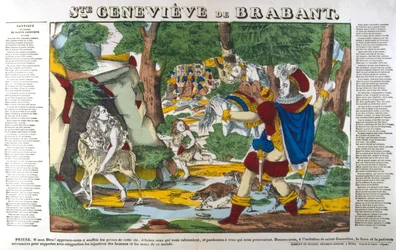 St Genevieve av Brabant i skogen, 1800-talet