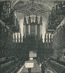 St. Georges Chapel: The Choir, Looking West, 1895