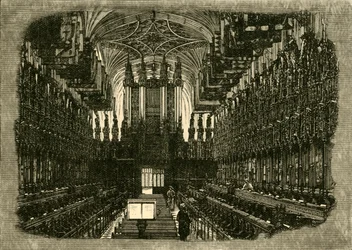 St. Georges Chapel, Windsor, 1898.