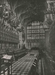St Georges Chapel, Windsor, 1910.