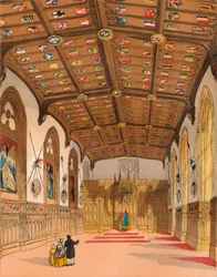 St. Georges Hall, Windsor, c1845, 1864