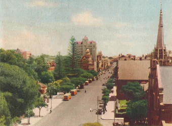 St. Georges terrass, tittar västerut, c1947.