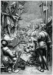 St John the Baptist Preaching in the Desert, 1500-talet, 1870