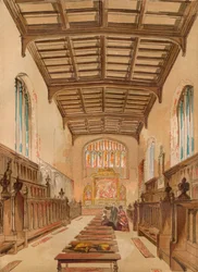 St. Johns College Chapel, Cambridge, c1845, 1864